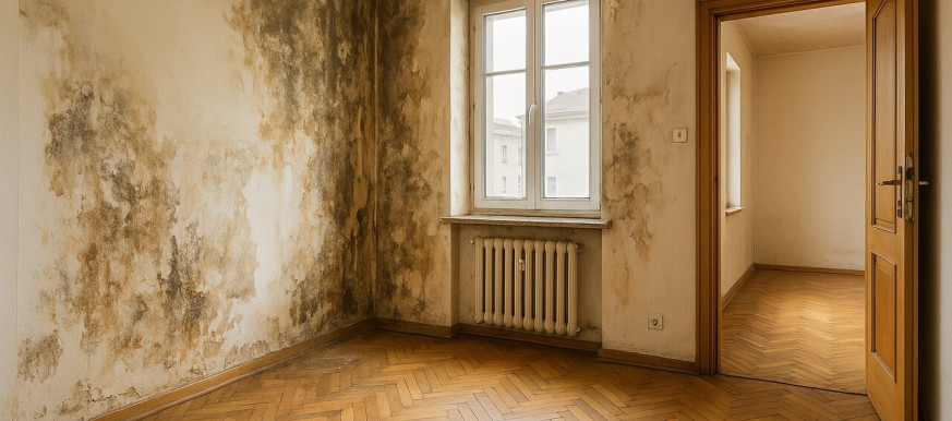 Mieszkanie w Polsce po zalaniu przez sąsiada