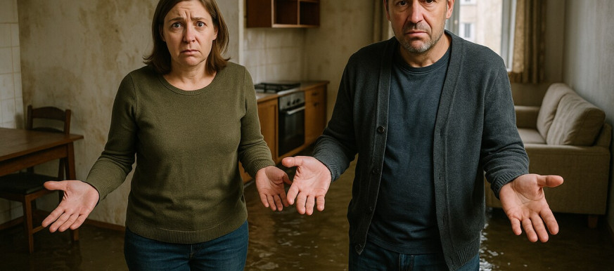 Ofiary niedoubezpieczenia mieszkania, w którym koszt remontu jest zbyt wysoki