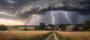 burza na wsi